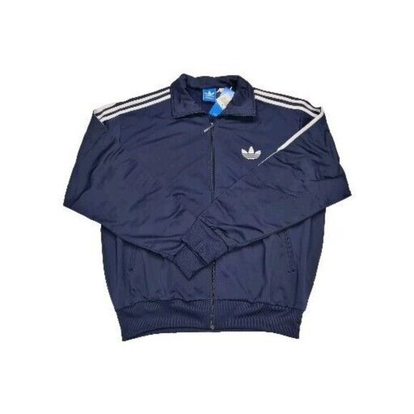 Adidas Adi Firebird Tracktop Men's Indigo White Track Jacket - Picture 1 of 4